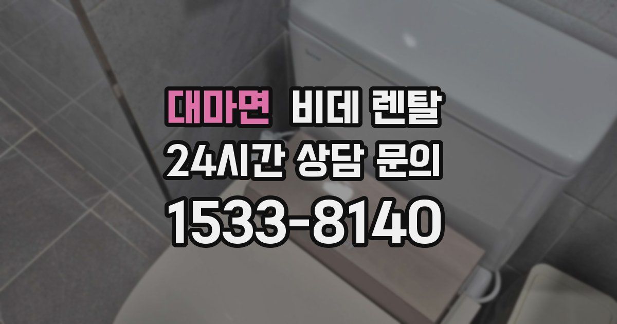 대마면 비데 렌탈