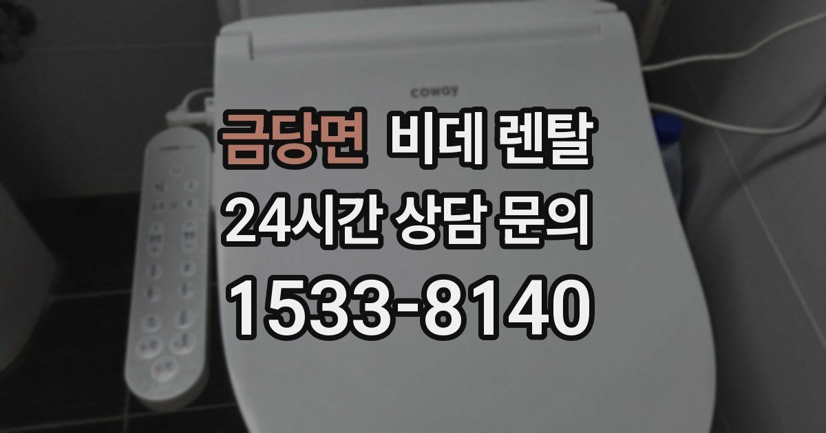 금당면 비데 렌탈