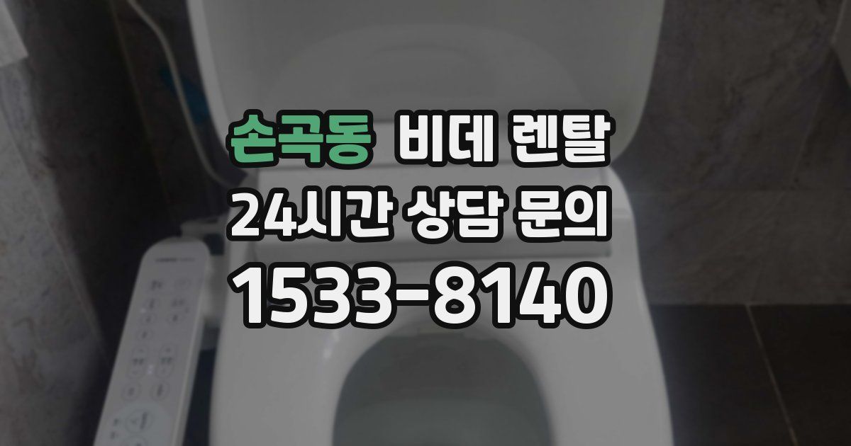 손곡동 비데 렌탈