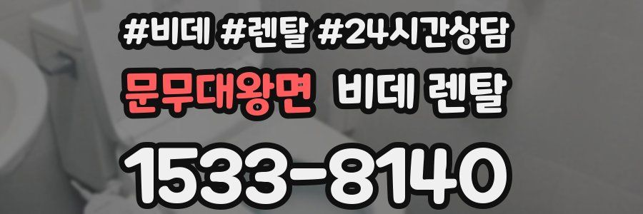 문무대왕면 비데 렌탈