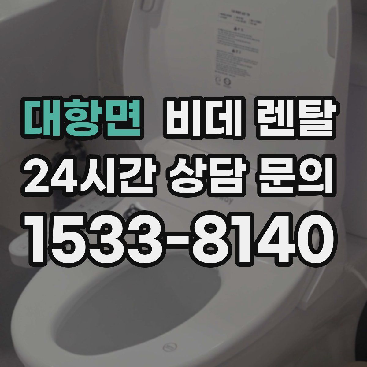 대항면 비데 렌탈