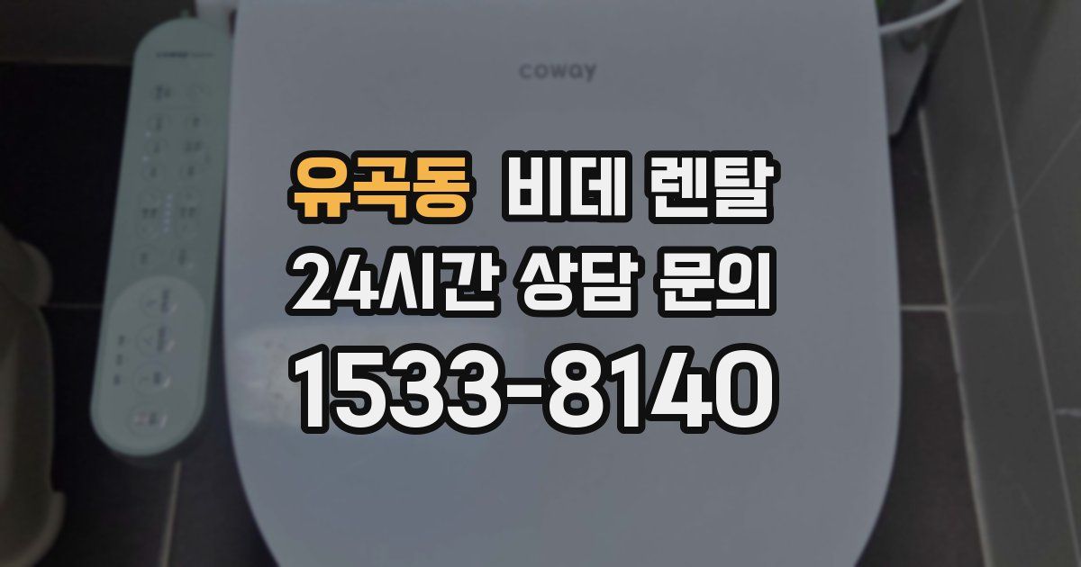 유곡동 비데 렌탈