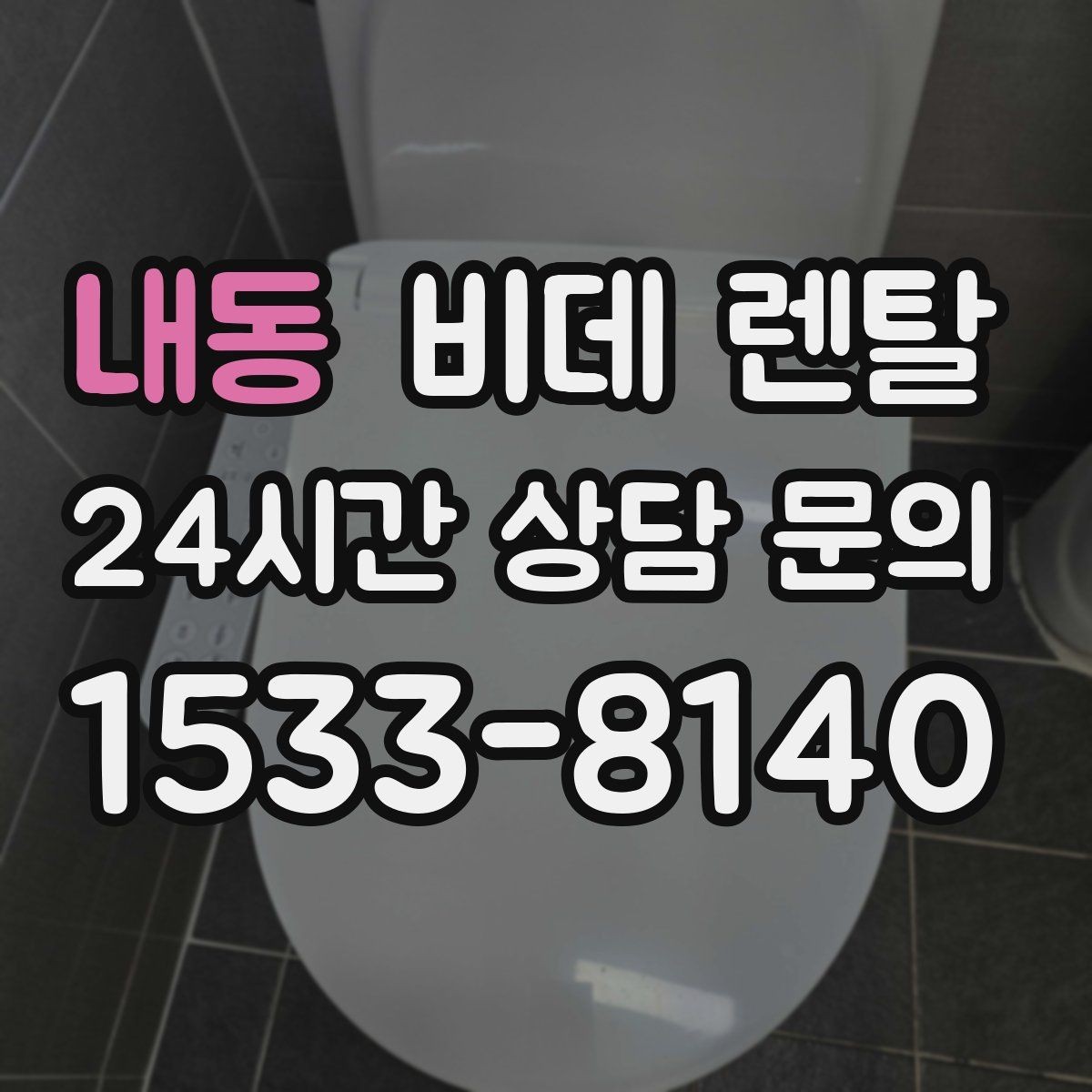 내동 비데 렌탈 리모컨형과 일체형의 차이점