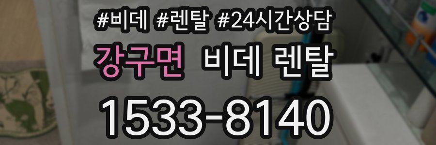 강구면 비데 렌탈