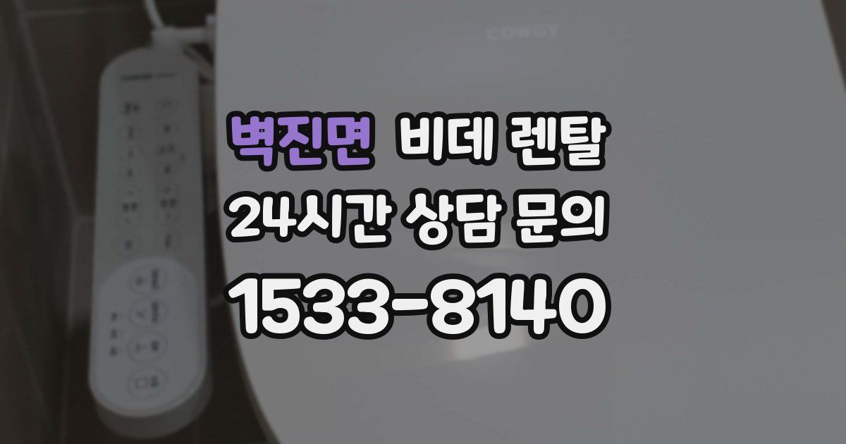 벽진면 비데 렌탈
