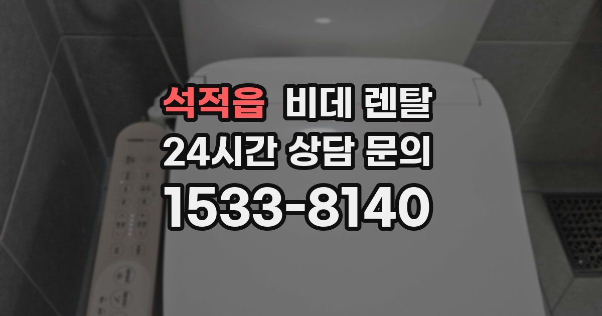 석적읍 비데 렌탈