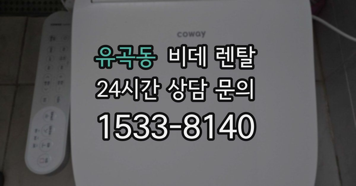 유곡동 비데 렌탈