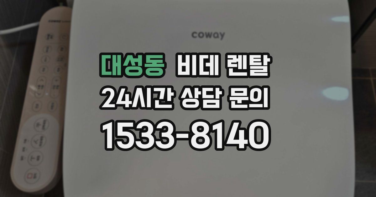 대성동 비데 렌탈
