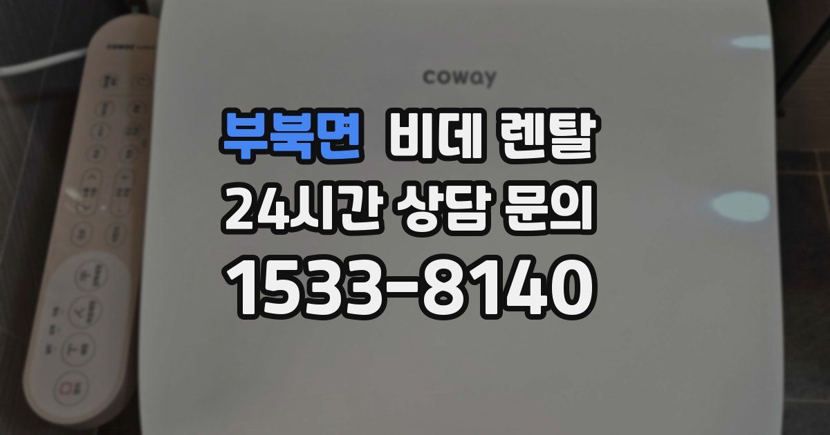 부북면 비데 렌탈