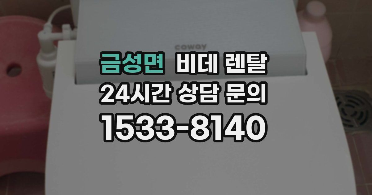 금성면 비데 렌탈