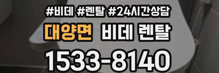 대양면 비데 렌탈