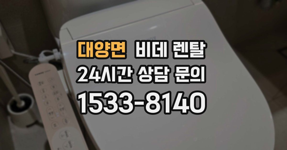 대양면 비데 렌탈