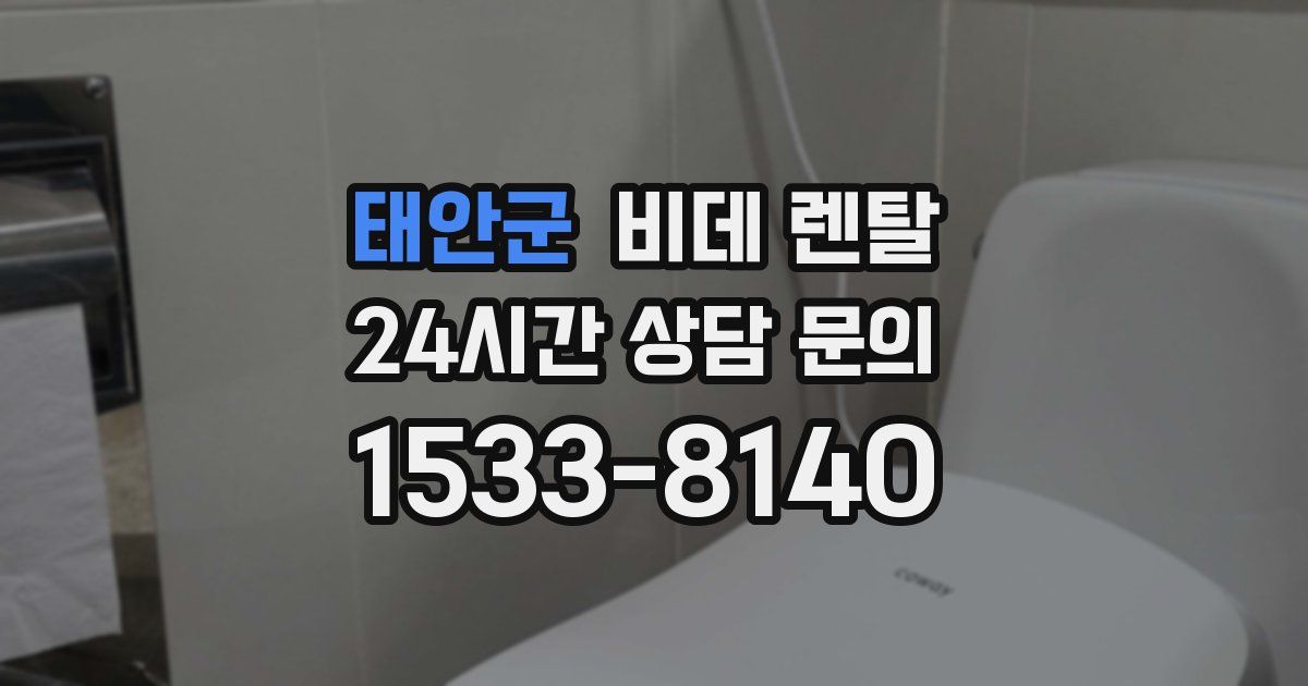 태안군 비데 렌탈
