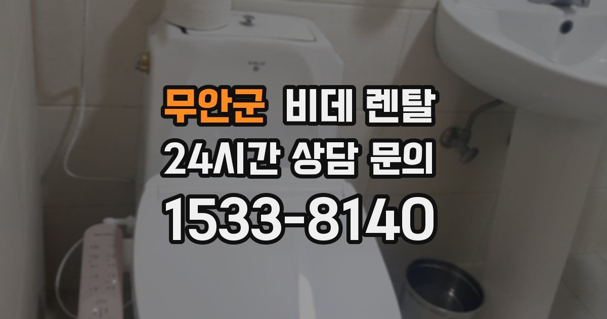 무안군 비데 렌탈
