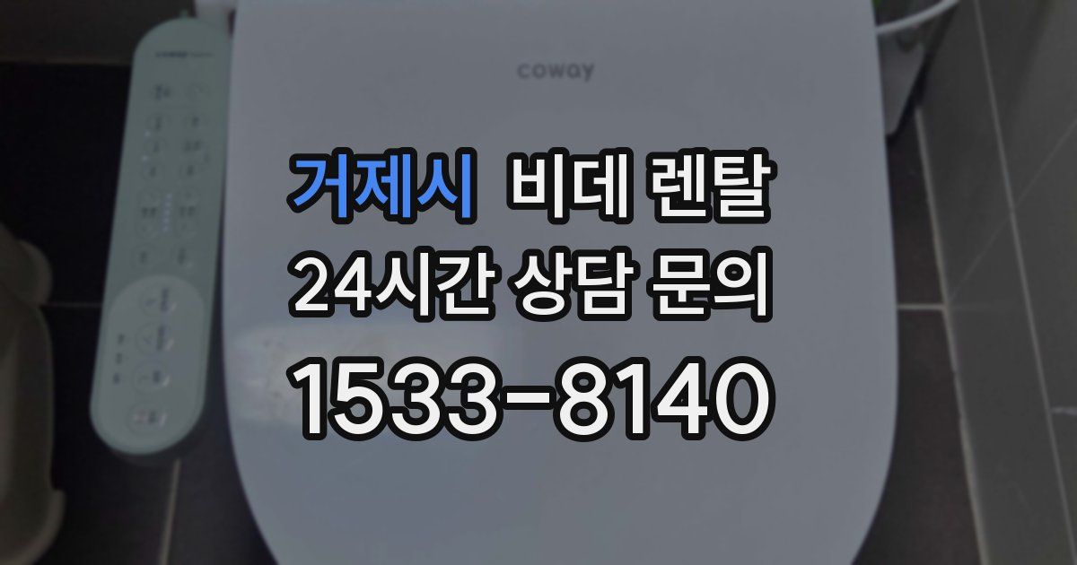 거제시 비데 렌탈