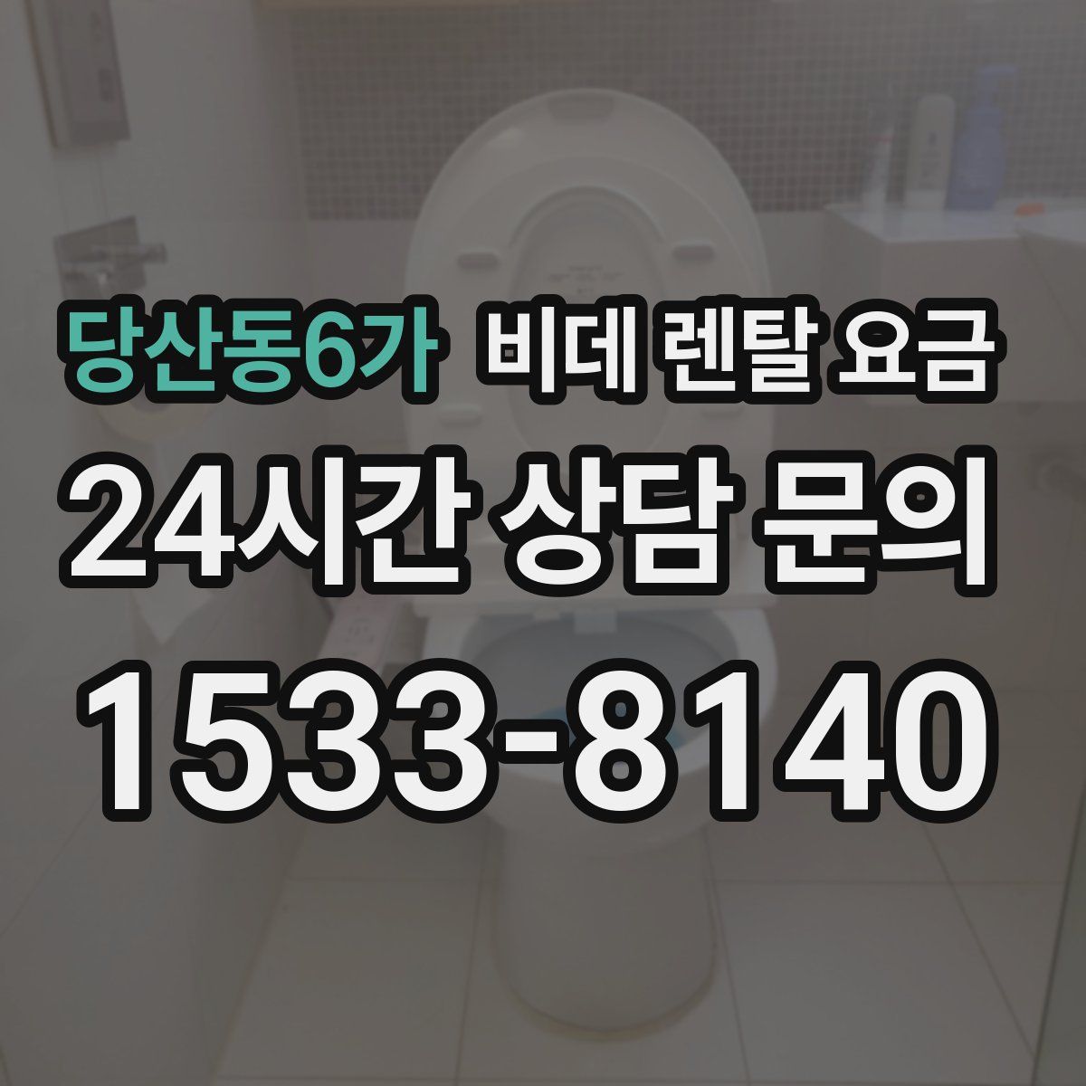 당산동6가 비데 렌탈 요금