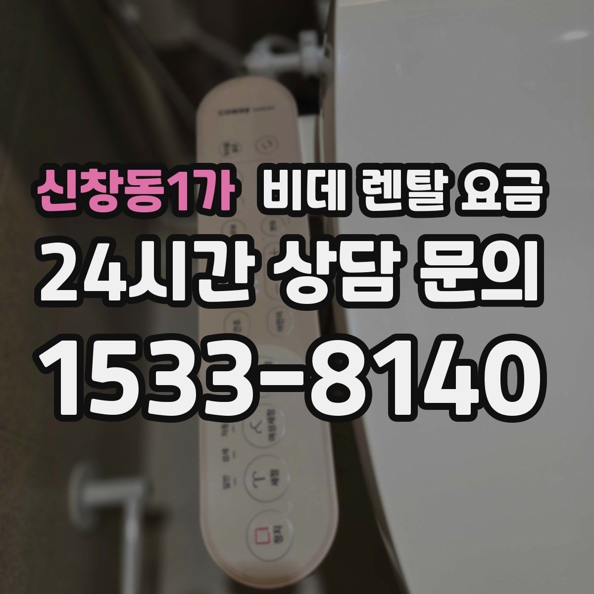 신창동1가 비데 렌탈 요금 렌탈 후기 참고할 때 주의할 부분