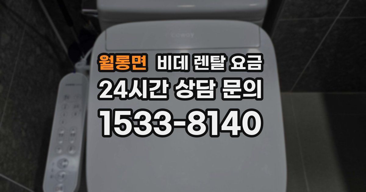 월롱면 비데 렌탈 요금