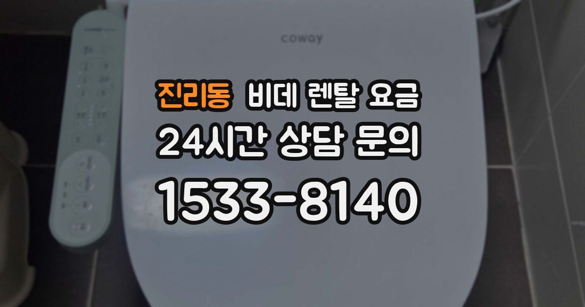 진리동 비데 렌탈 요금
