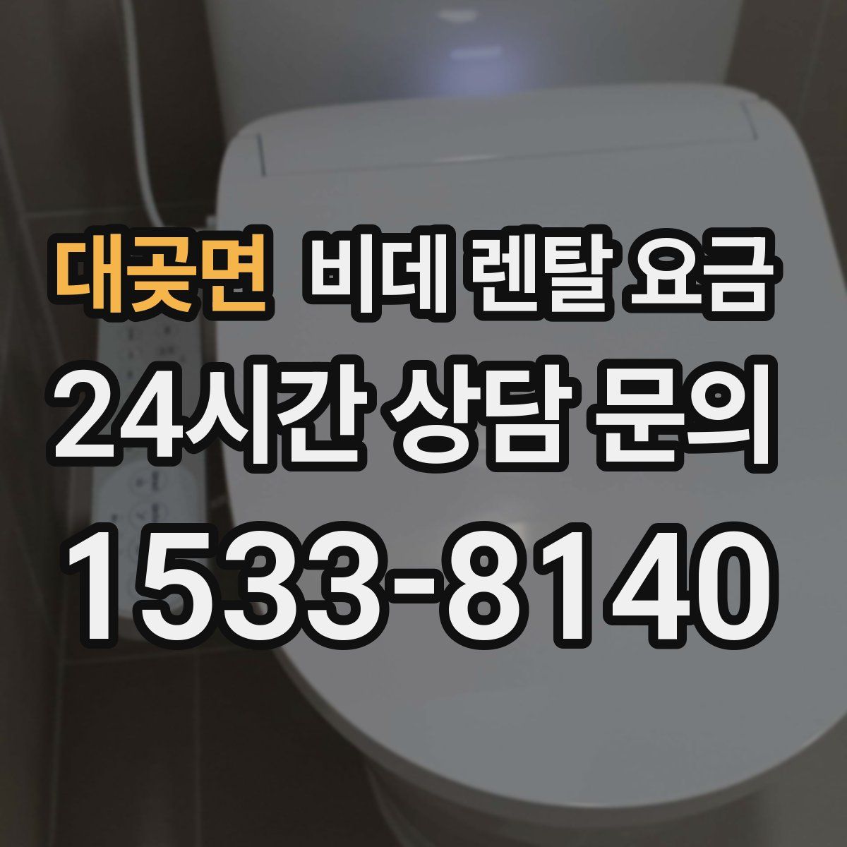 대곶면 비데 렌탈 요금