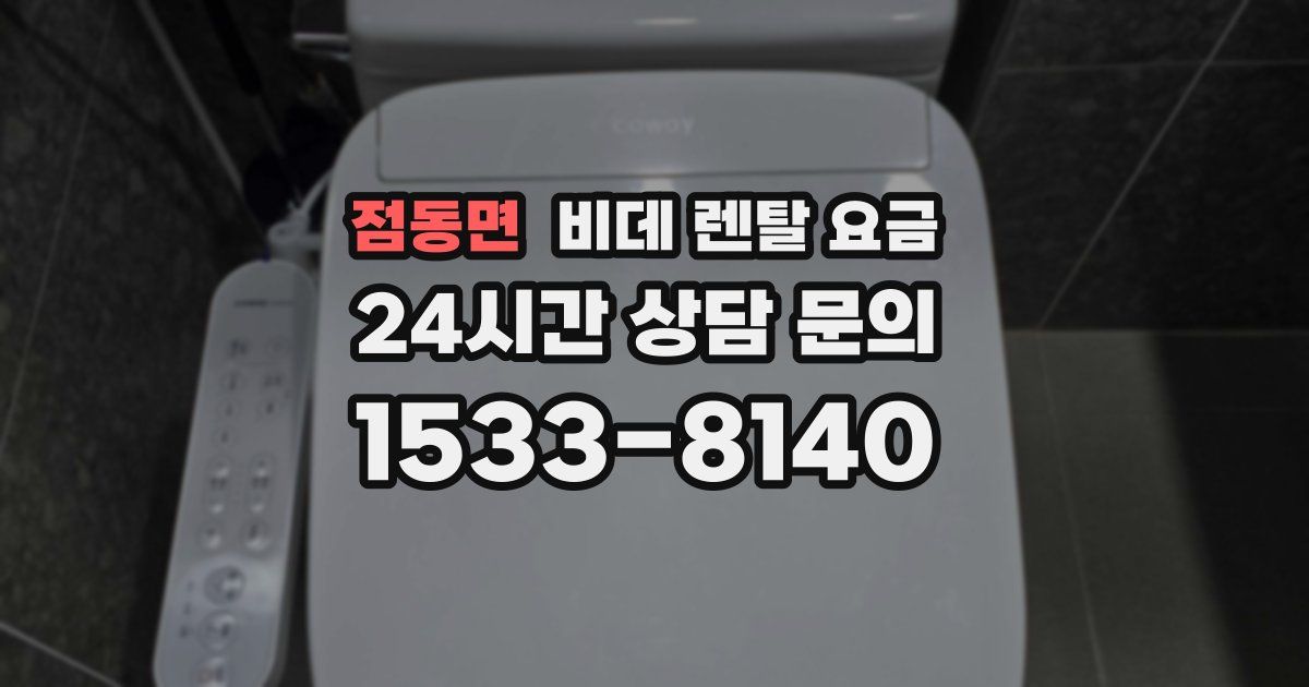 점동면 비데 렌탈 요금