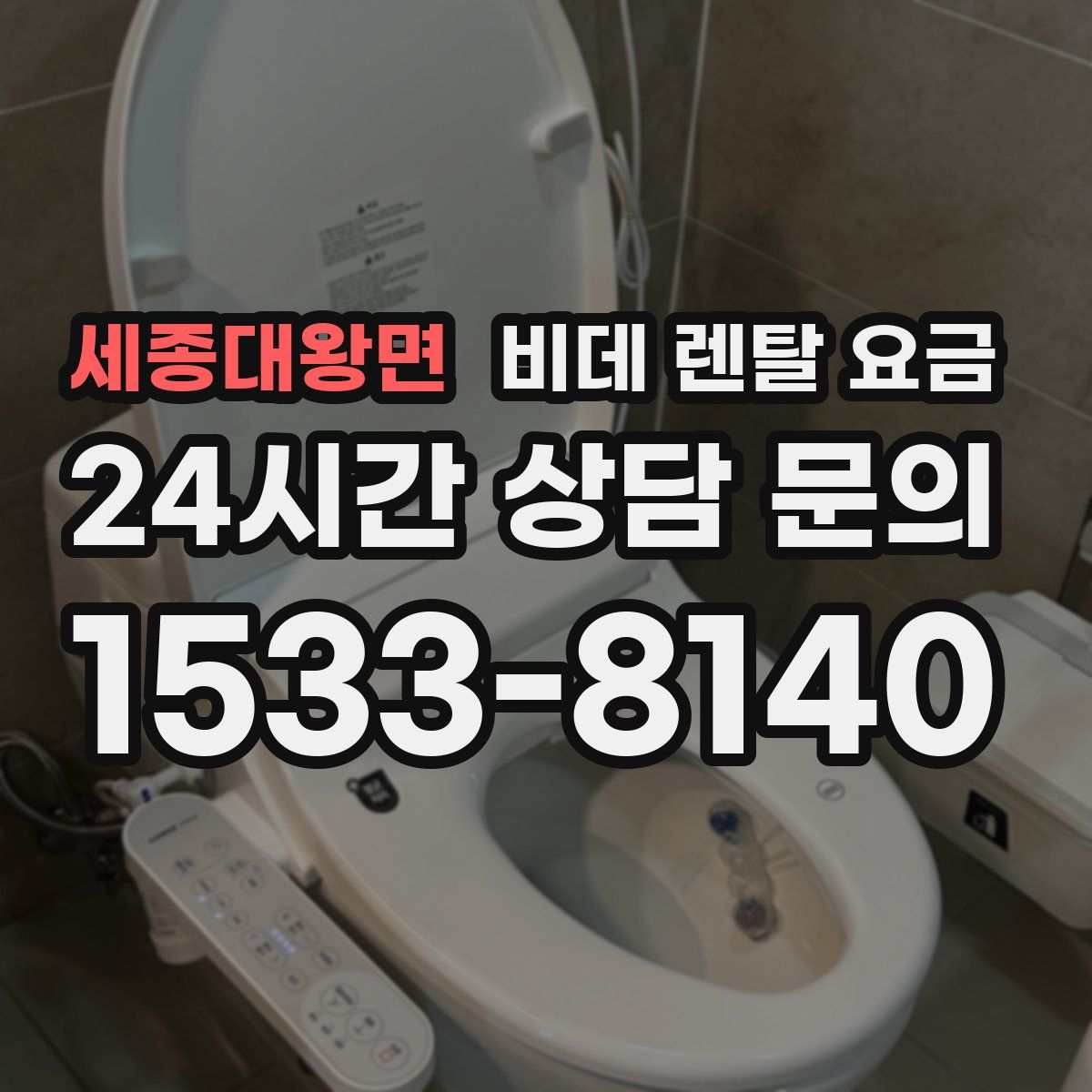 세종대왕면 비데 렌탈 요금