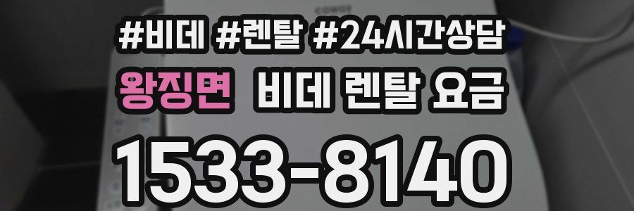 왕징면 비데 렌탈 요금