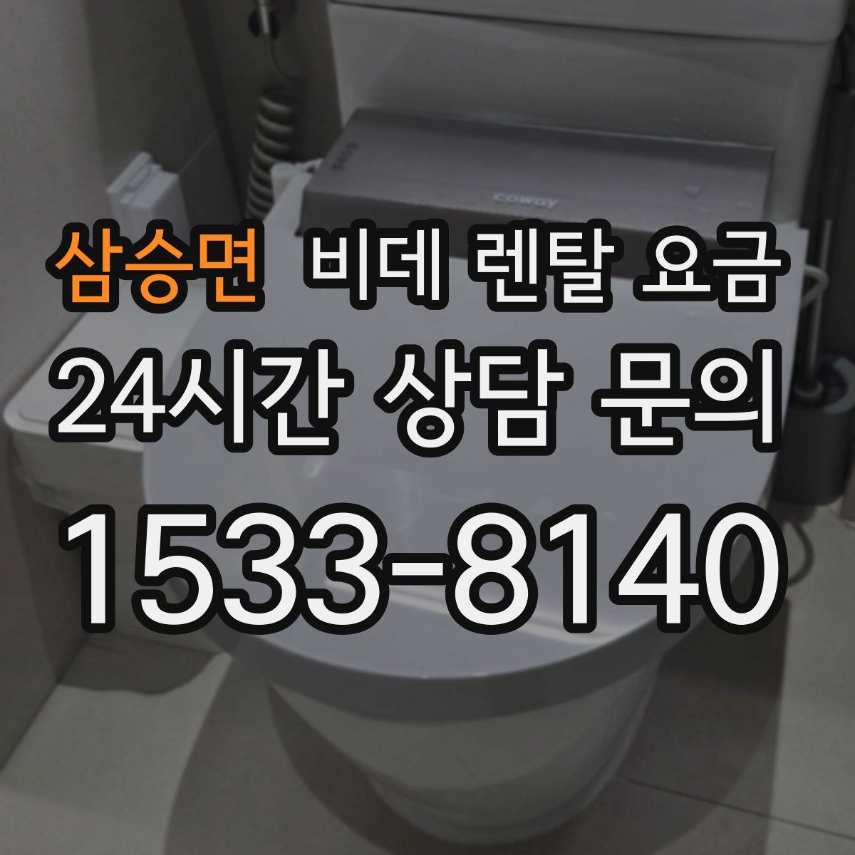 삼승면 비데 렌탈 요금
