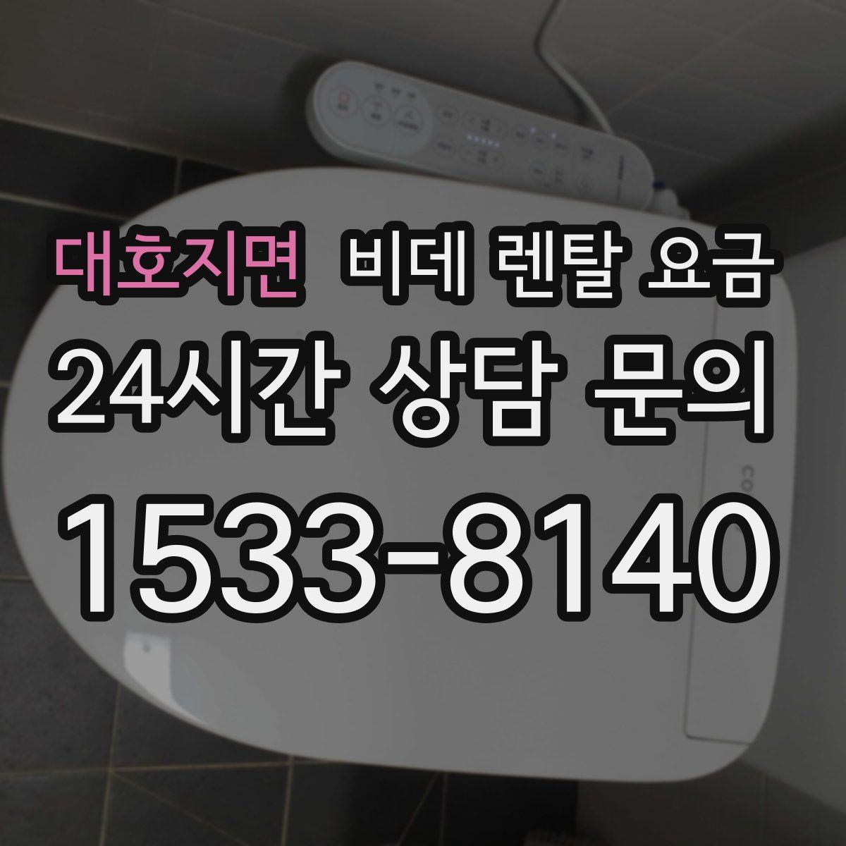 대호지면 비데 렌탈 요금