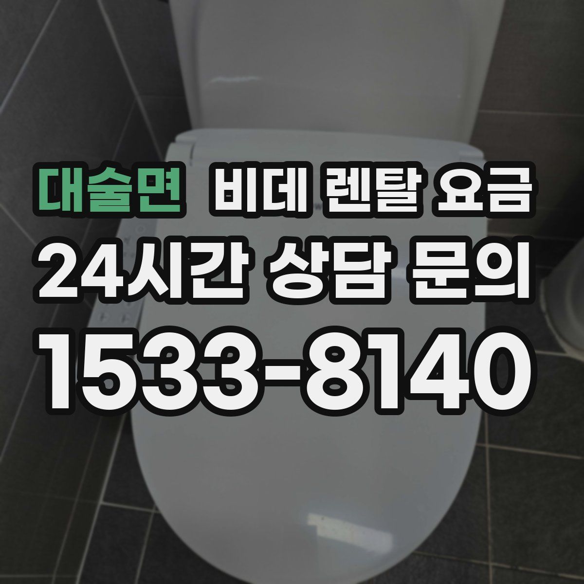 대술면 비데 렌탈 요금