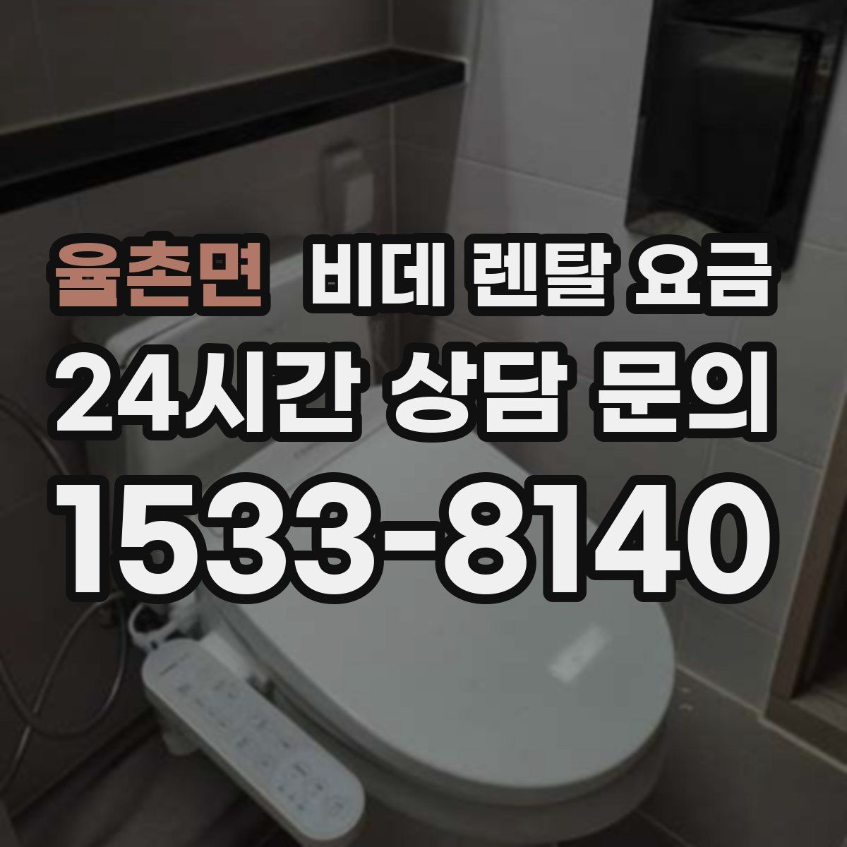 율촌면 비데 렌탈 요금