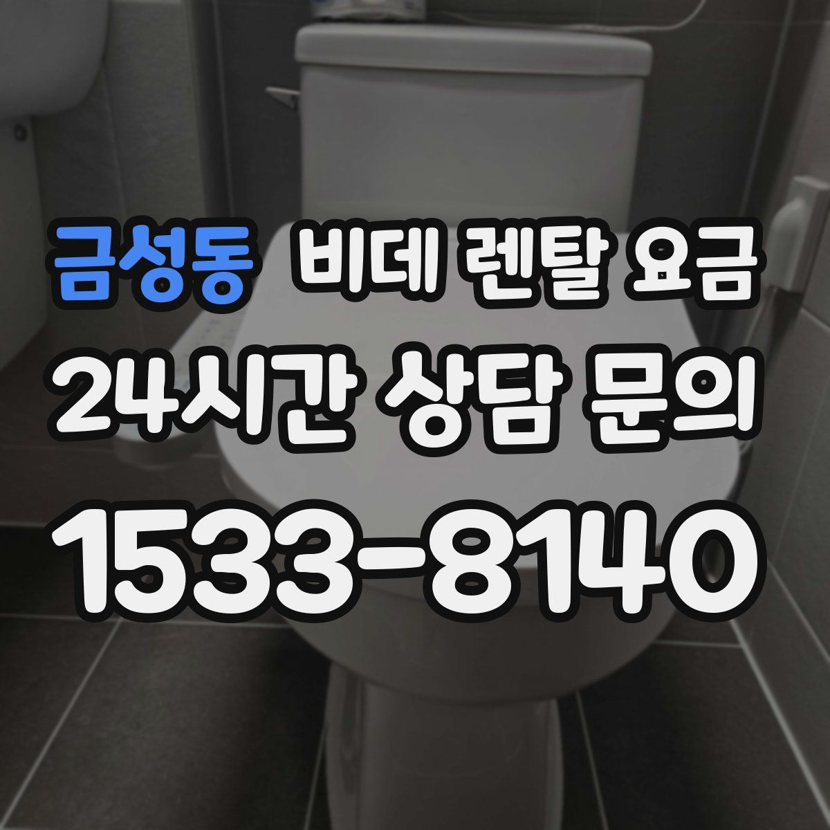 금성동 비데 렌탈 요금
