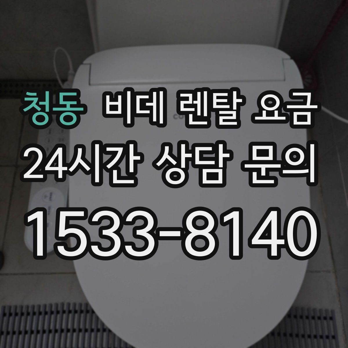 청동 비데 렌탈 요금 가족 구성원 수에 따라 달라지는 선택