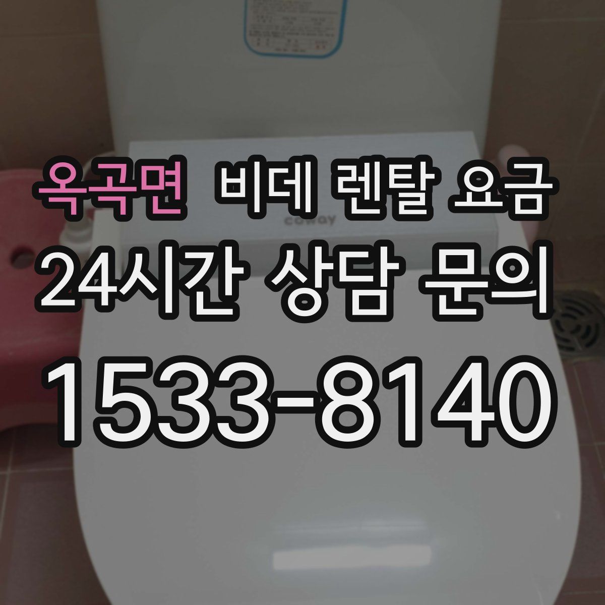 옥곡면 비데 렌탈 요금