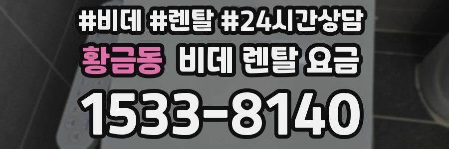 황금동 비데 렌탈 요금