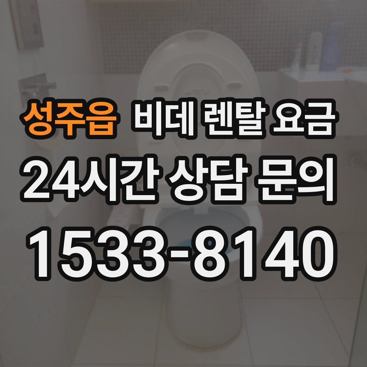성주읍 비데 렌탈 요금