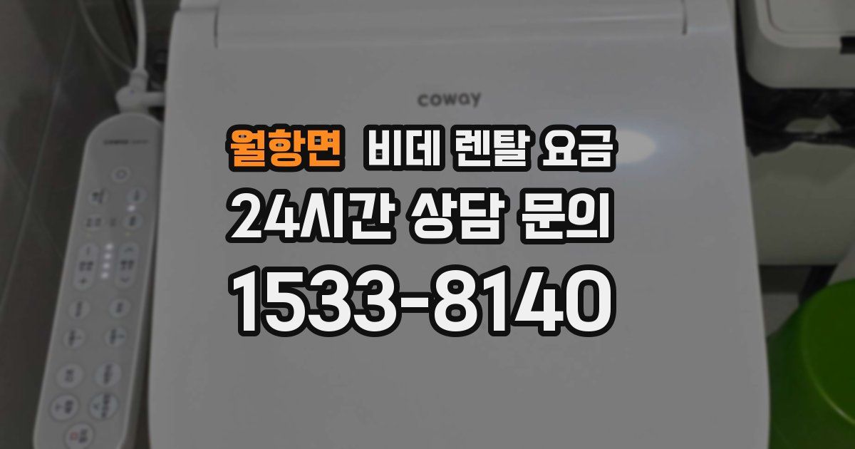월항면 비데 렌탈 요금
