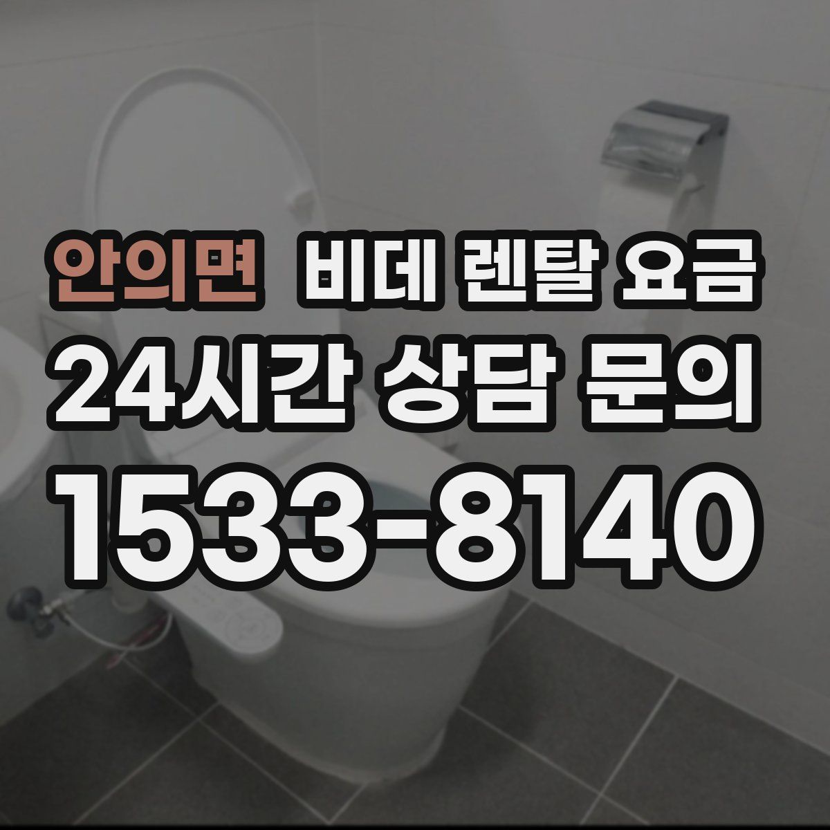 안의면 비데 렌탈 요금