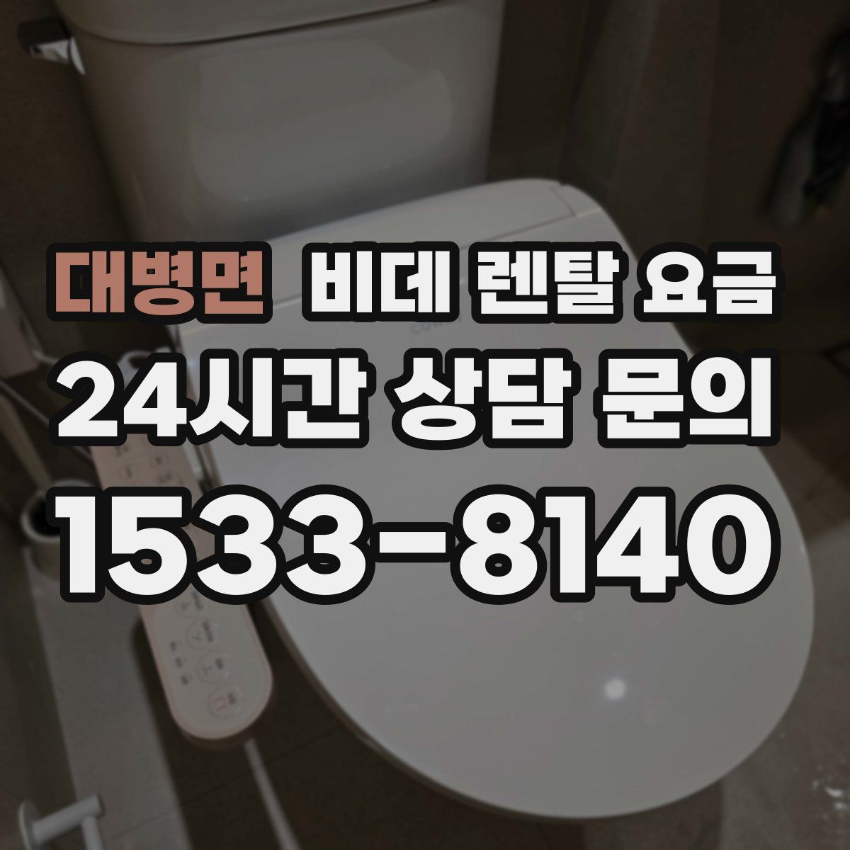 대병면 비데 렌탈 요금