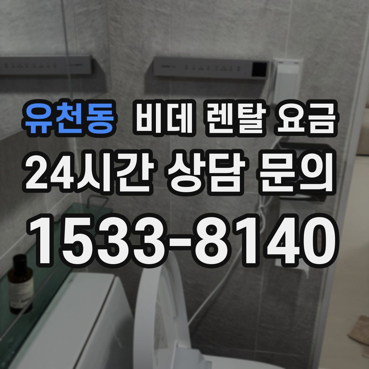 유천동 비데 렌탈 요금