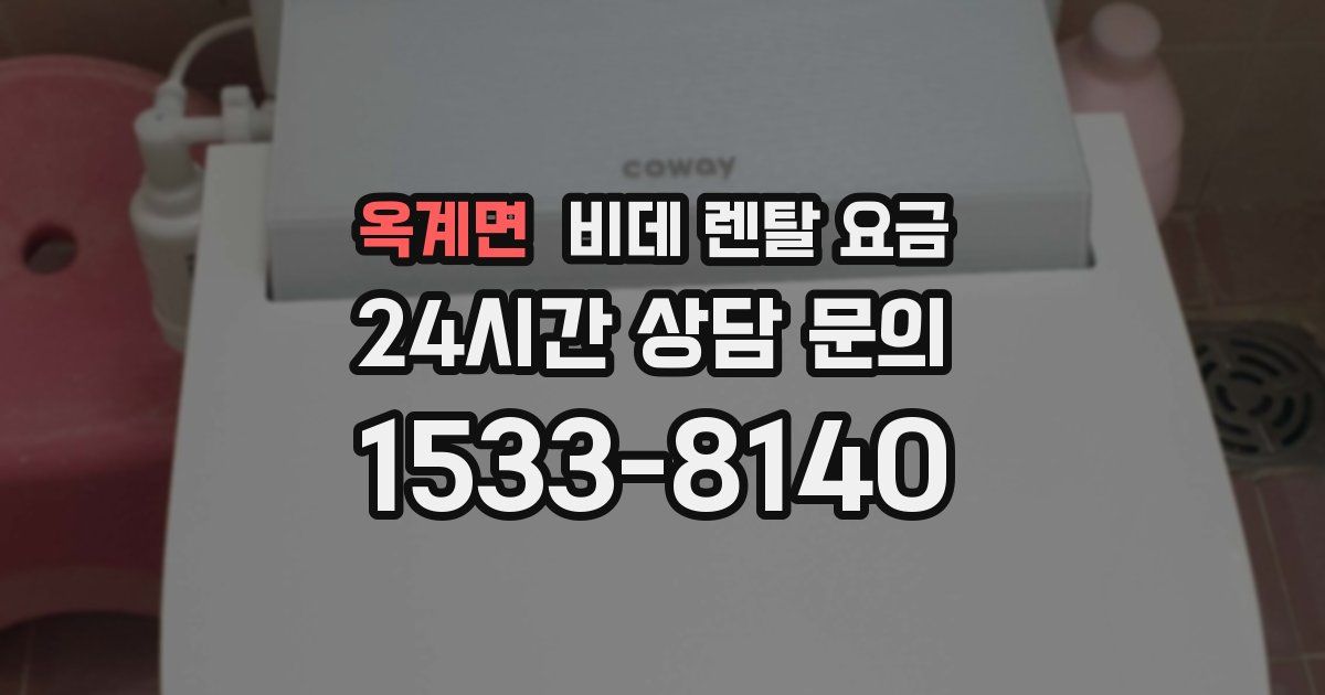 옥계면 비데 렌탈 요금