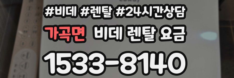 가곡면 비데 렌탈 요금