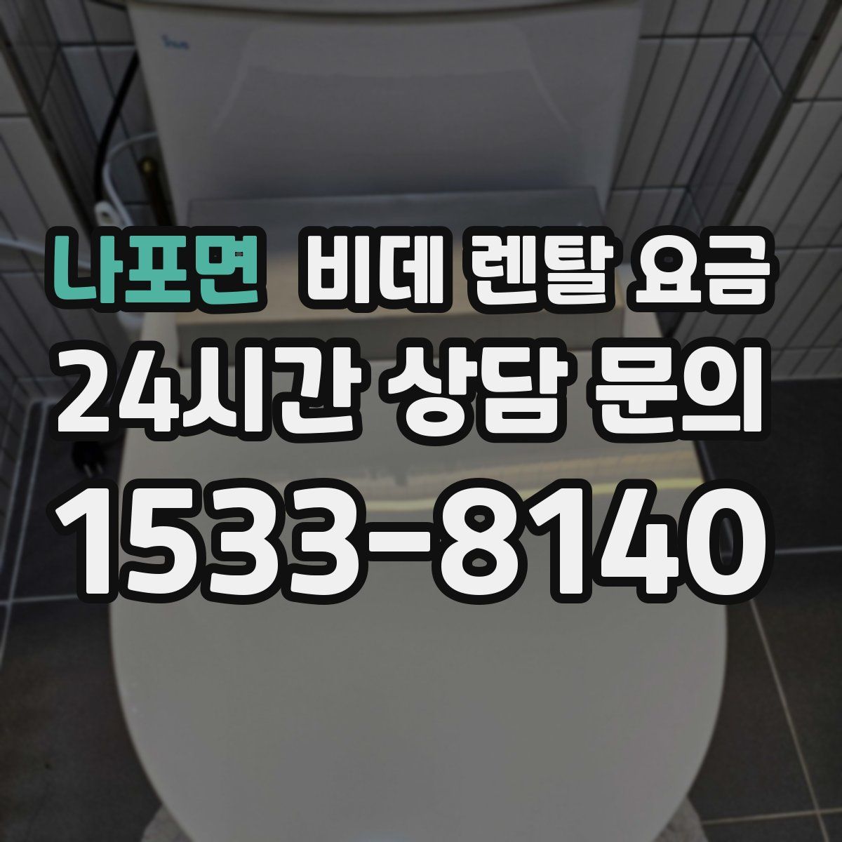 나포면 비데 렌탈 요금