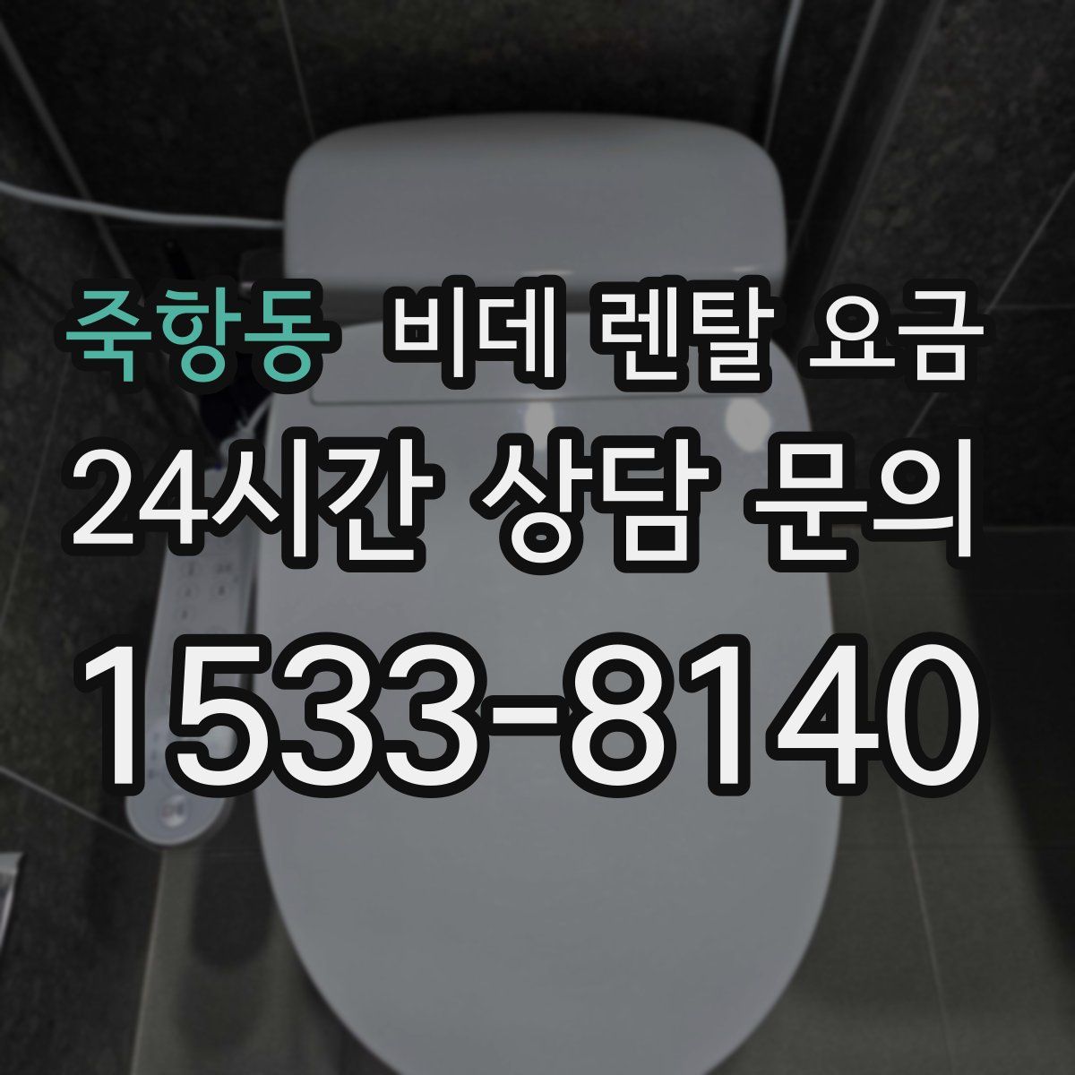 죽항동 비데 렌탈 요금