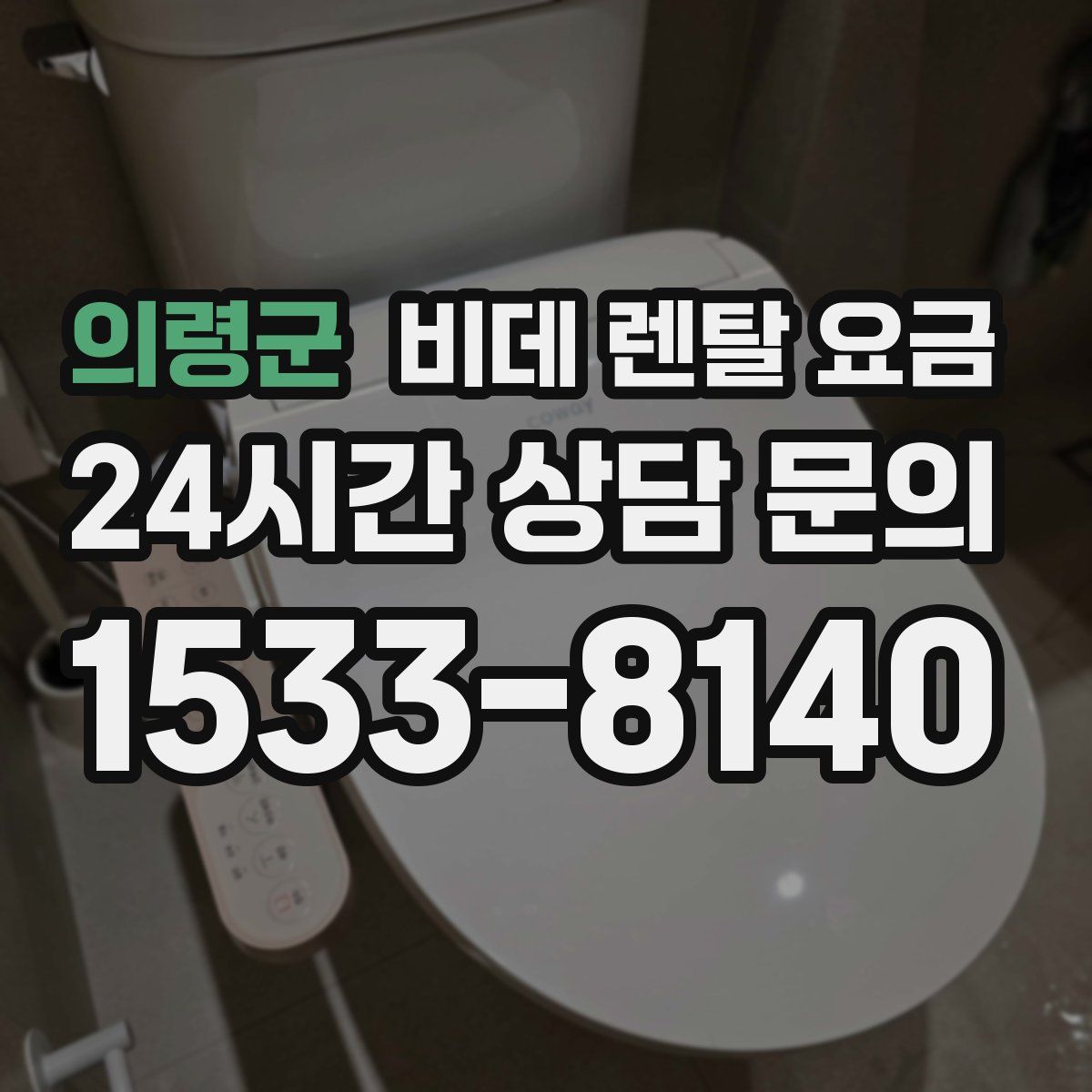 의령군 비데 렌탈 요금