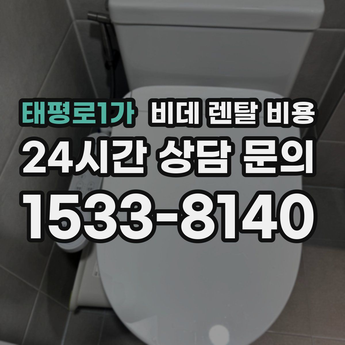 태평로1가 비데 렌탈 비용