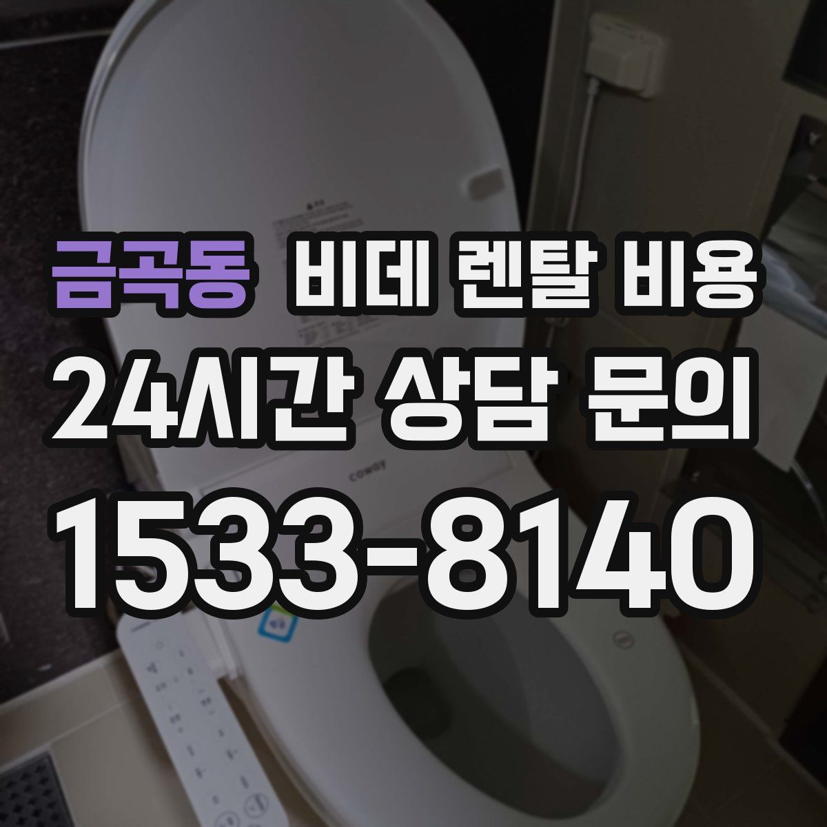 금곡동 비데 렌탈 비용