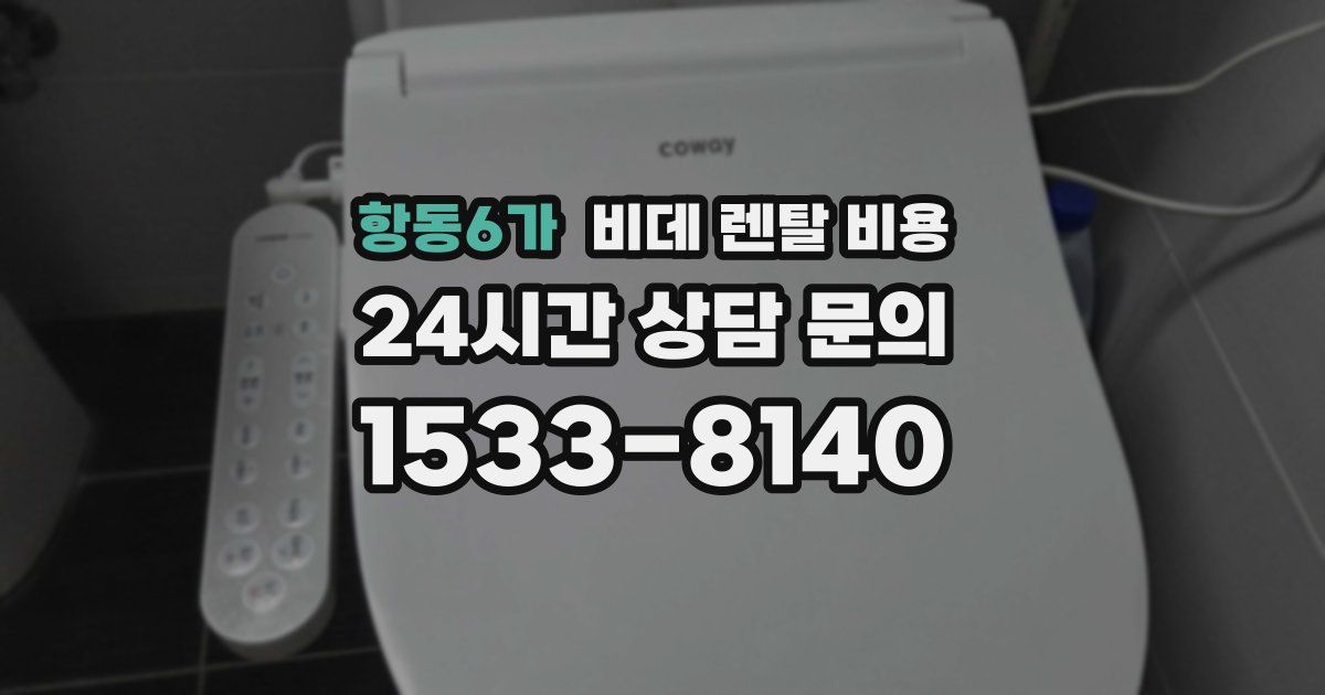 항동6가 비데 렌탈 비용