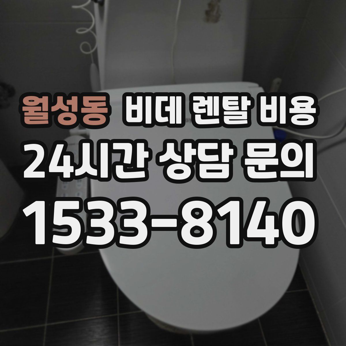 월성동 비데 렌탈 비용