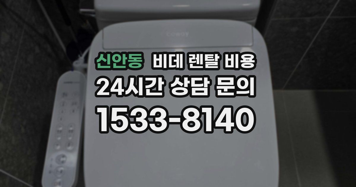 신안동 비데 렌탈 비용